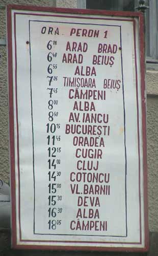 BusFahrplan Abrud in Halbzeit