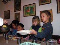  in Im Tageszentrum des Kinderbauernhofes Rusciori