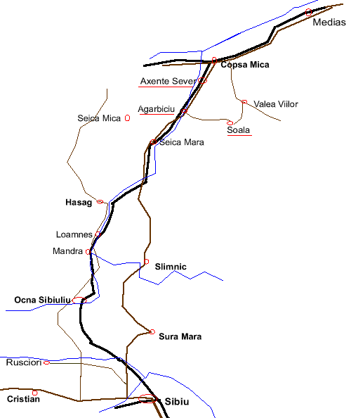 Axente Sever Sb Medias in Axente Sever (deutsch Frauendorf, ungarisch: Asszonyfalva, rumänisch alt Frâua)