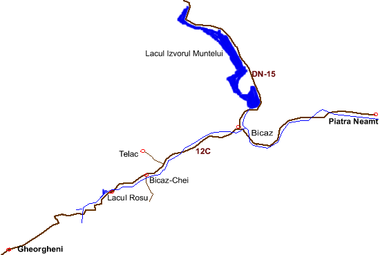 Lacul Rosu Gheorgheni Piatra Neamt in Lacul Roşu (englisch: Red Lake, ungarisch: Gyilkos-tó)